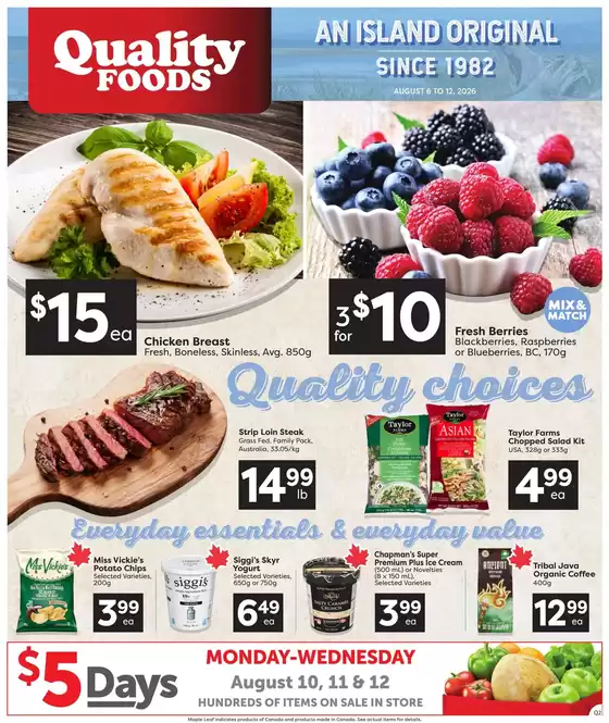 Quality Foods catalogue in Vancouver | Weekly flyer  | 2026-08-06T00:00:00.000Z - 2026-08-12T00:00:00.000Z