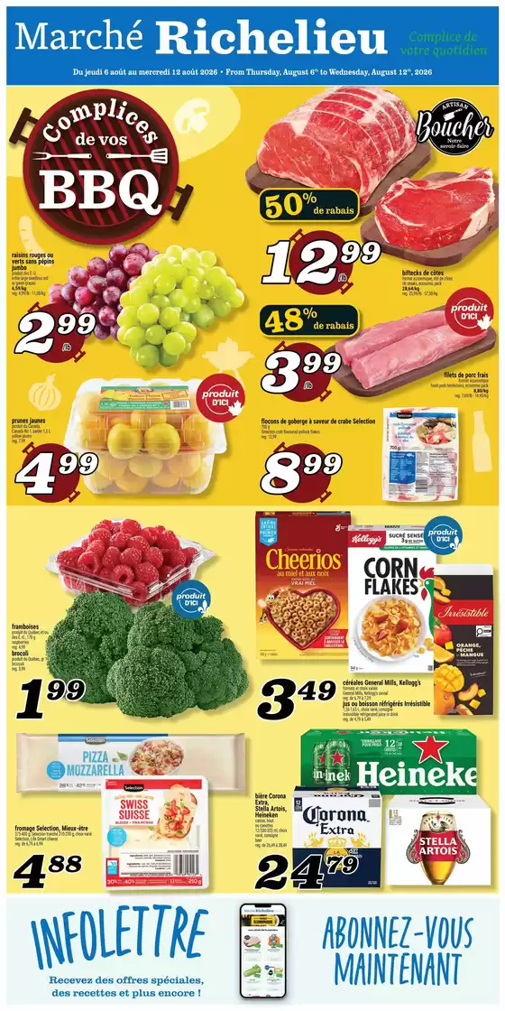 Marché Richelieu catalogue in Vancouver | Complices de vos BBQ | 2026-08-06T00:00:00.000Z - 2026-08-18T00:00:00.000Z