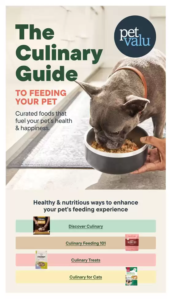 Petvalu catalogue | The culinary guide | 2026-08-06T00:00:00.000Z - 2026-08-30T00:00:00.000Z