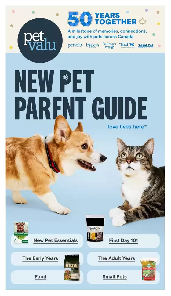 Petvalu catalogue | New pet parent guide | 2026-08-06T00:00:00.000Z - 2026-08-31T00:00:00.000Z