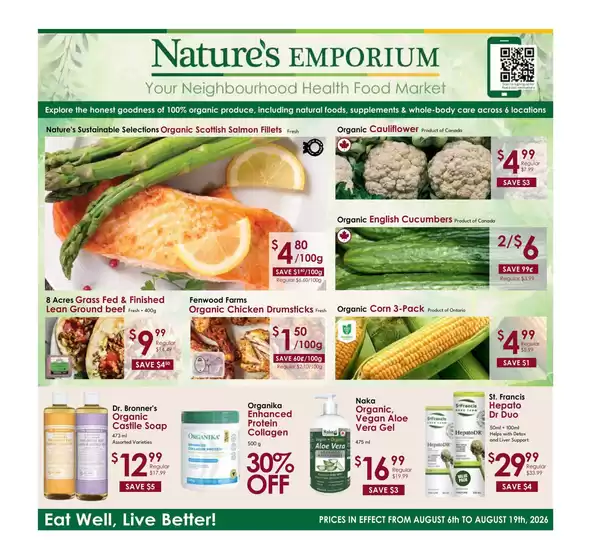 Nature's Emporium catalogue | Fresh finds | 2026-08-06T00:00:00.000Z - 2026-08-19T00:00:00.000Z
