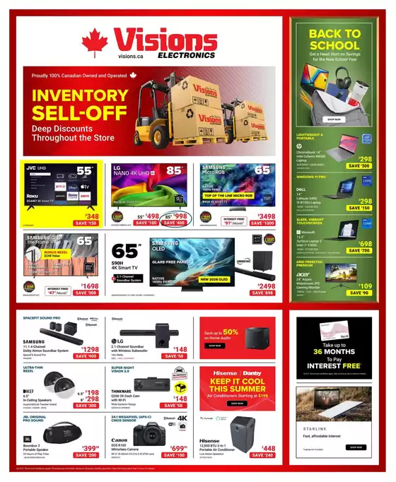 Visions Electronics catalogue | Back to school | 2026-08-07T00:00:00.000Z - 2026-08-13T00:00:00.000Z
