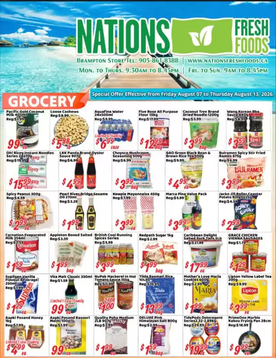 Nations Fresh Foods catalogue | This Week's Flyer Is Here! | 2026-08-07T00:00:00.000Z - 2026-08-13T00:00:00.000Z