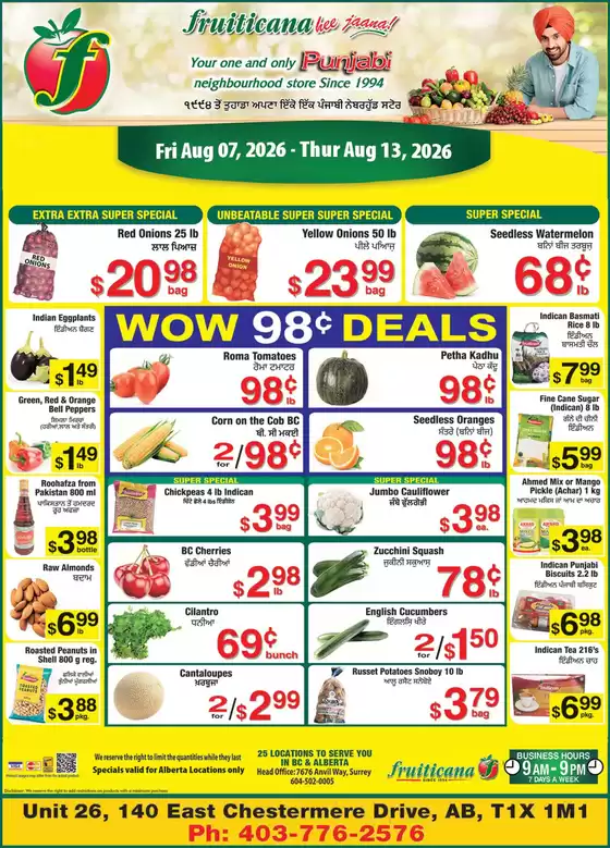 Fruiticana catalogue | Extra super special | 2026-08-07T00:00:00.000Z - 2026-08-13T00:00:00.000Z