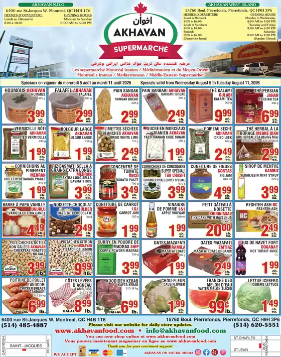 Akhavan catalogue in Vancouver | Weekly flyer  | 2026-08-07T00:00:00.000Z - 2026-08-11T00:00:00.000Z