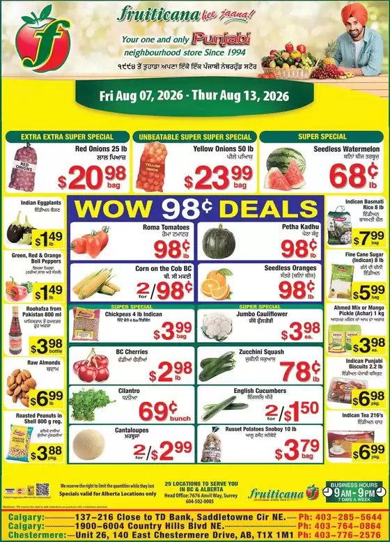 Fruiticana catalogue in Timmins | Exclusive bargains | 2026-08-07T00:00:00.000Z - 2026-08-13T00:00:00.000Z