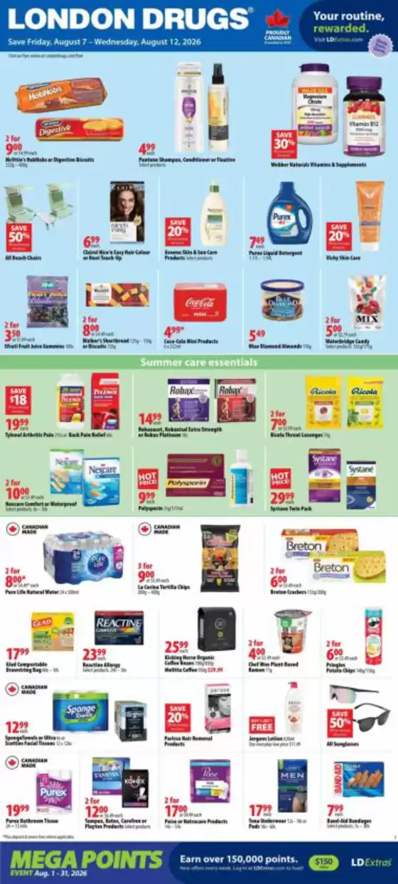 London Drugs catalogue in Calgary | London Drugs Weekly ad | 2026-08-07T00:00:00.000Z - 2026-08-12T00:00:00.000Z