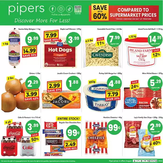 Pipers catalogue | Flyer Pipers | 2026-08-06T00:00:00.000Z - 2026-08-12T00:00:00.000Z