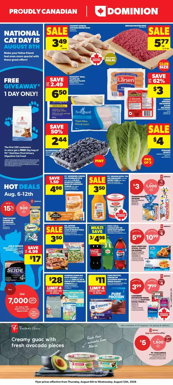 Dominion catalogue | Weekly flyer | 2026-08-07T00:00:00.000Z - 2026-08-12T00:00:00.000Z