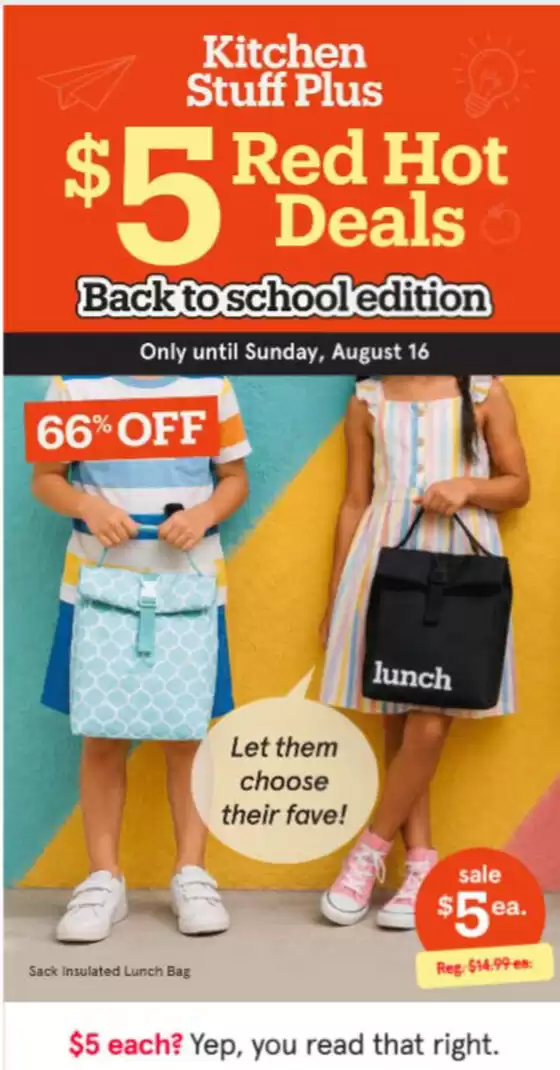 Kitchen Stuff Plus catalogue | Weekly flyer | 2026-08-10T00:00:00.000Z - 2026-08-16T00:00:00.000Z