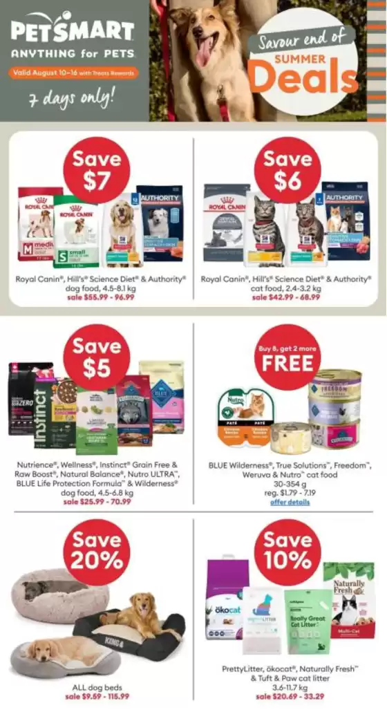 Petsmart catalogue | Petsmart Weekly ad | 2026-08-10T00:00:00.000Z - 2026-08-16T00:00:00.000Z