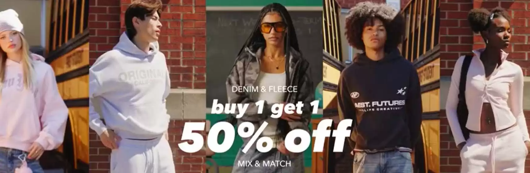 Urban Planet catalogue | Buy one get one 50 % off | 2026-08-11T00:00:00.000Z - 2026-08-31T00:00:00.000Z