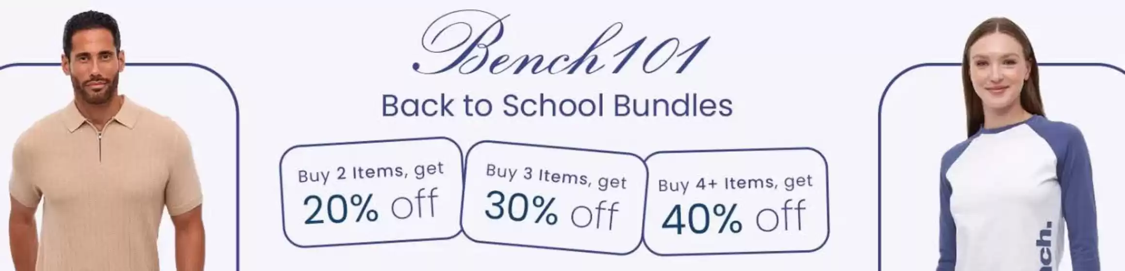 Bench catalogue in Leduc | Back to school | 2026-08-11T00:00:00.000Z - 2026-08-31T00:00:00.000Z