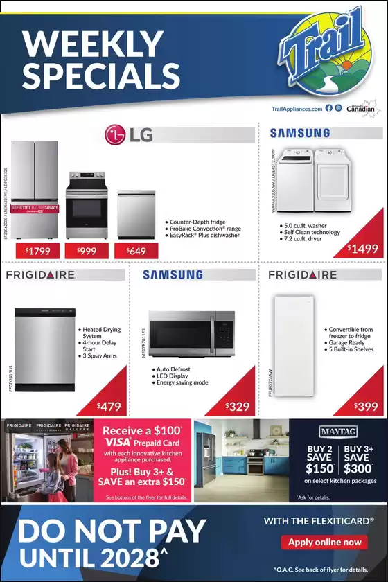Trail Appliances catalogue | Weekly specials | 2026-08-12T00:00:00.000Z - 2026-08-12T00:00:00.000Z