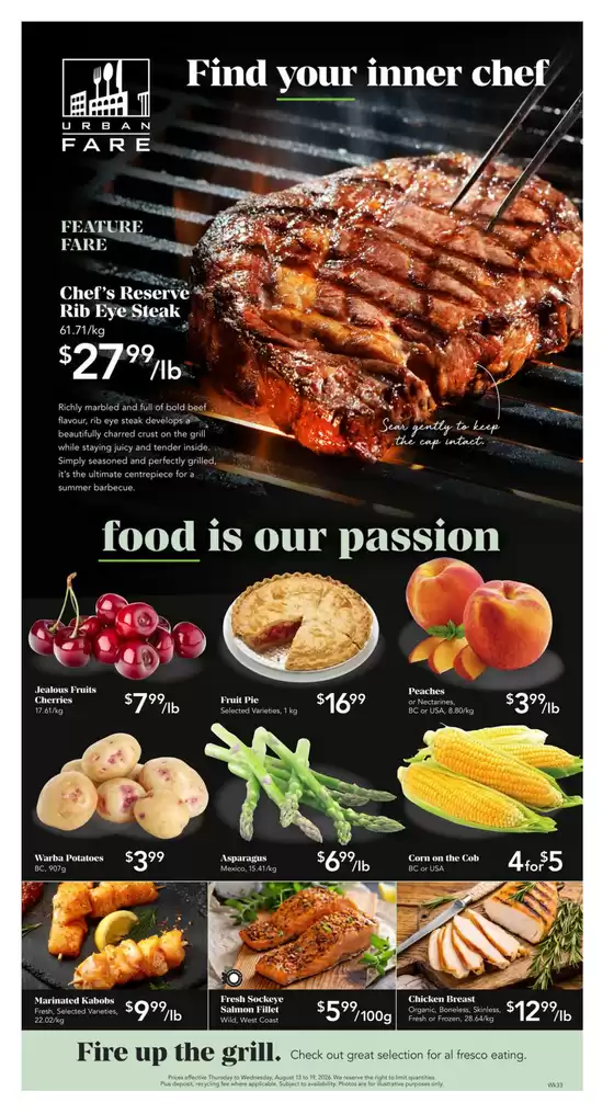 Urban Fare catalogue | Weekly Flyer | 2026-08-13T00:00:00.000Z - 2026-08-19T00:00:00.000Z
