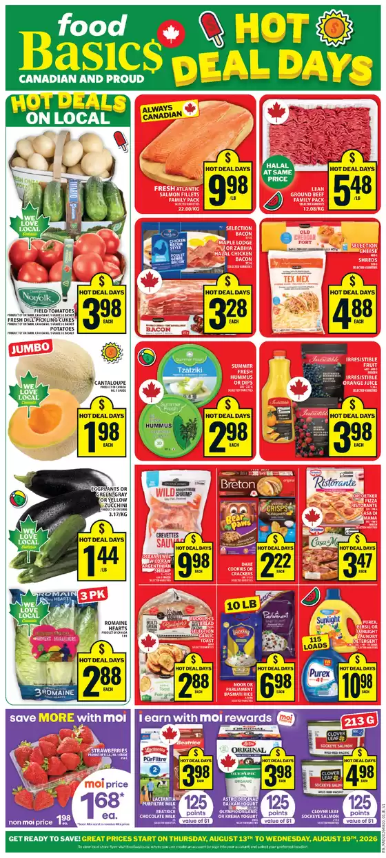 Food Basics catalogue | Attractive special offers for everyone | 2026-08-13T00:00:00.000Z - 2026-08-19T00:00:00.000Z