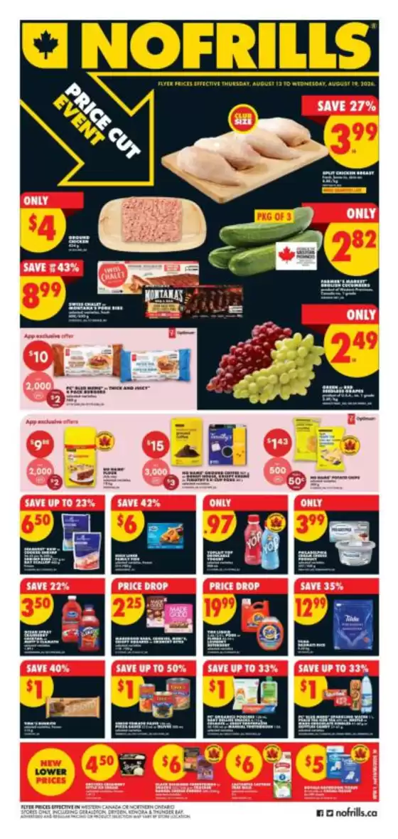 No Frills catalogue | Great offer for bargain hunters | 2026-08-13T00:00:00.000Z - 2026-08-19T00:00:00.000Z