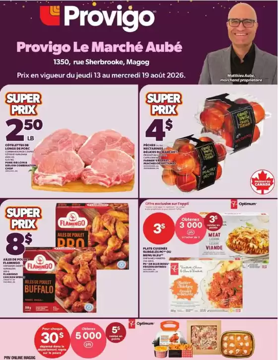Provigo catalogue | Provigo weekly flyer | 2026-08-13T00:00:00.000Z - 2026-08-19T00:00:00.000Z