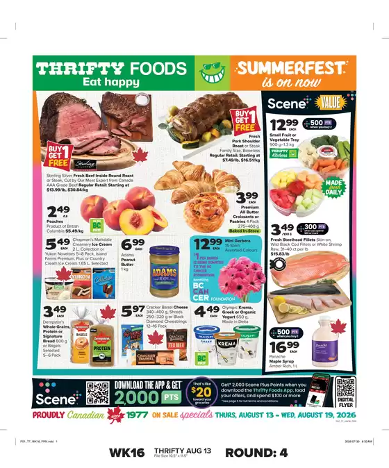 Thrifty Foods catalogue | Our best offers for you | 2026-08-13T00:00:00.000Z - 2026-08-19T00:00:00.000Z