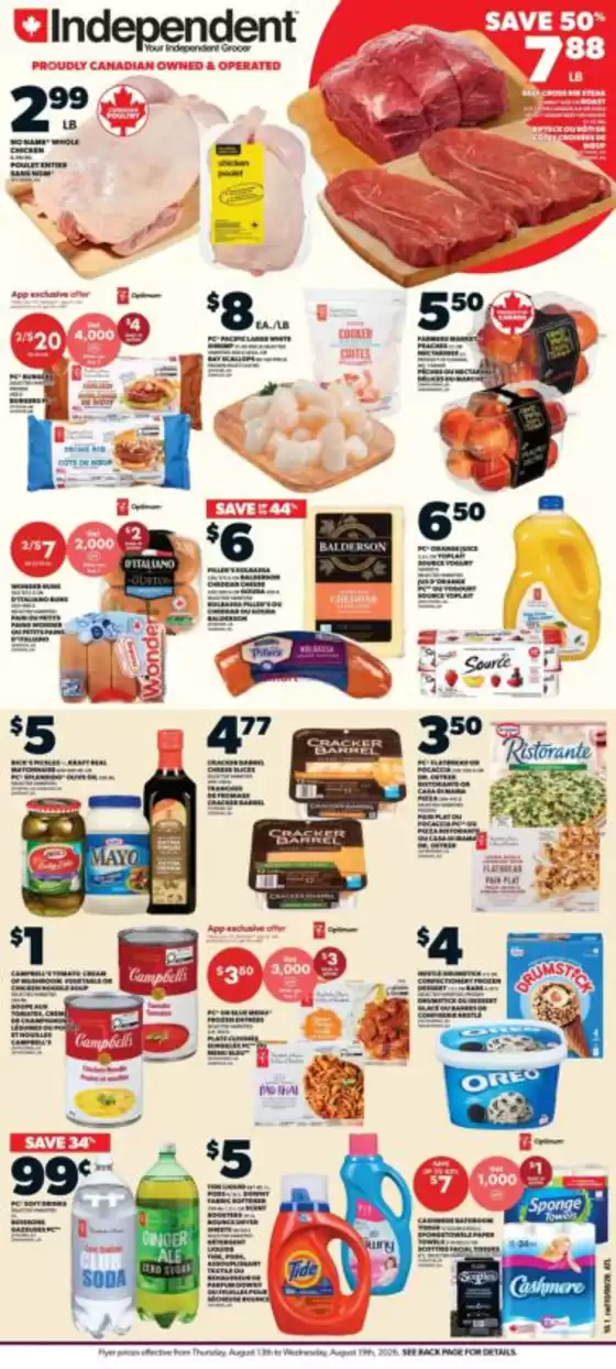 Independent Grocer catalogue | Our best offers for you | 2026-08-13T00:00:00.000Z - 2026-08-19T00:00:00.000Z