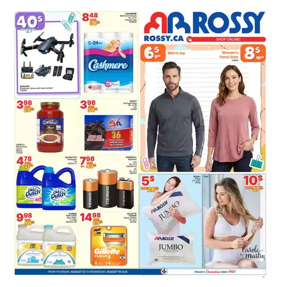 Rossy catalogue | Exclusive deals and bargains | 2026-08-13T00:00:00.000Z - 2026-08-19T00:00:00.000Z