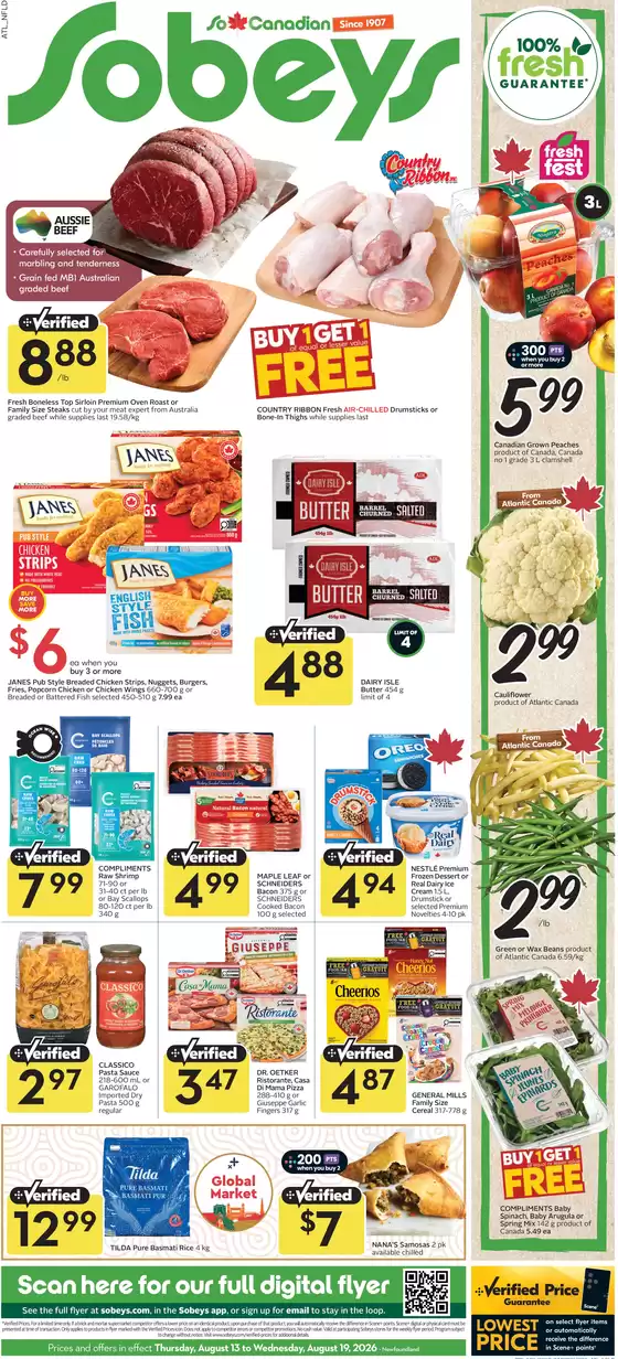 Sobeys catalogue | Weekly flyer | 2026-08-13T00:00:00.000Z - 2026-08-19T00:00:00.000Z