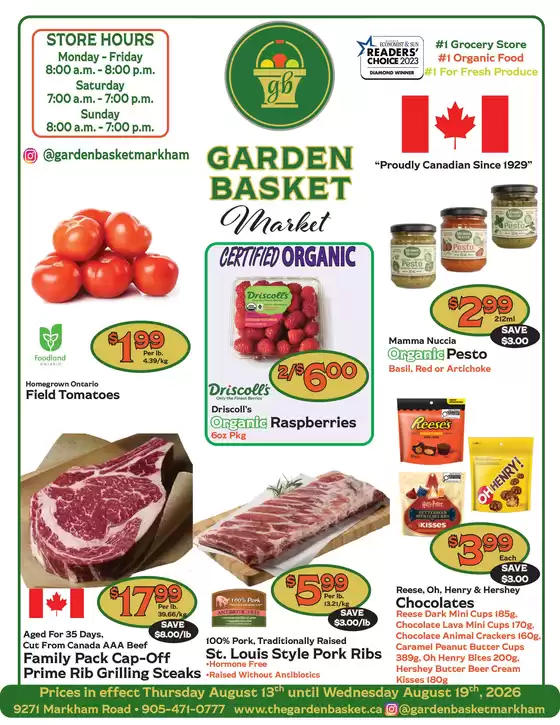 The Garden Basket catalogue | Weekly flyer | 2026-08-13T00:00:00.000Z - 2026-08-19T00:00:00.000Z