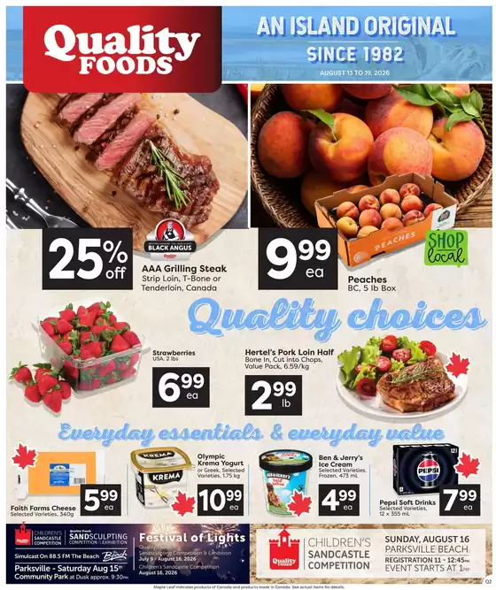 Quality Foods catalogue | Weekly flyer  | 2026-08-13T00:00:00.000Z - 2026-08-19T00:00:00.000Z