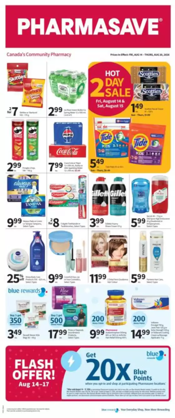 Pharmasave catalogue | Pharmasave weekly flyer | 2026-08-14T00:00:00.000Z - 2026-08-20T00:00:00.000Z