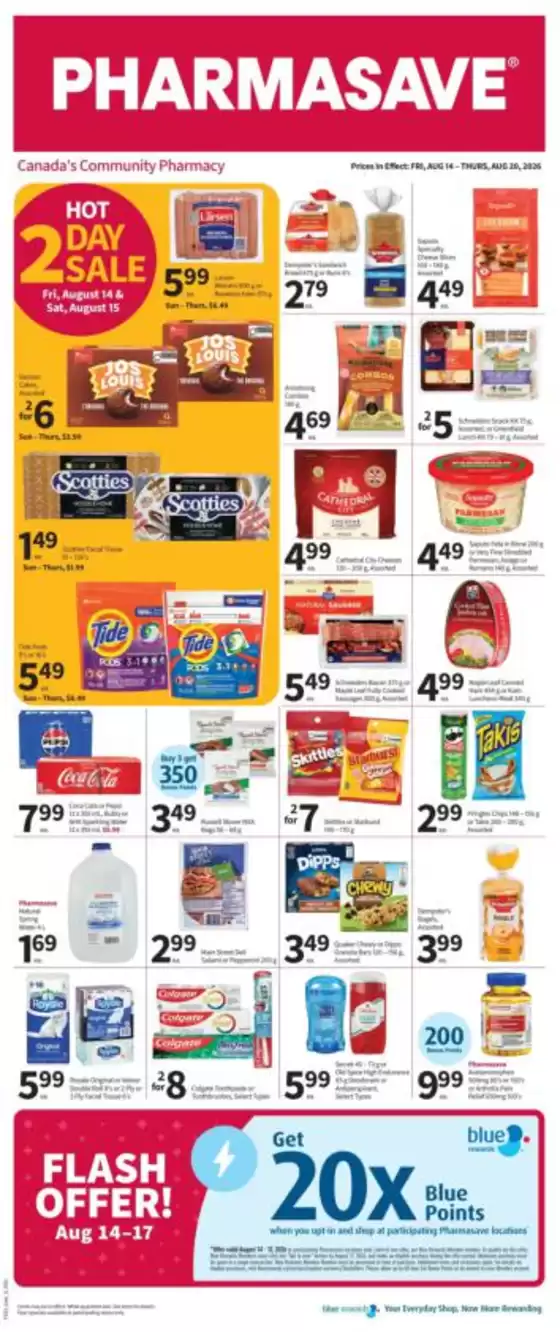 Pharmasave catalogue | Current special promotions | 2026-08-14T00:00:00.000Z - 2026-08-20T00:00:00.000Z