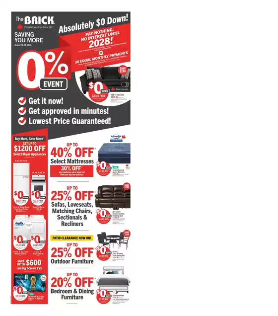 The Brick catalogue | Weekly Flyer | 2026-08-13T00:00:00.000Z - 2026-08-19T00:00:00.000Z