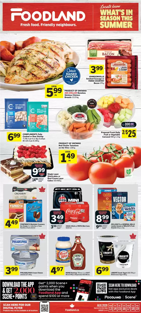 Foodland catalogue | Weekly flyer  | 2026-08-13T00:00:00.000Z - 2026-08-19T00:00:00.000Z