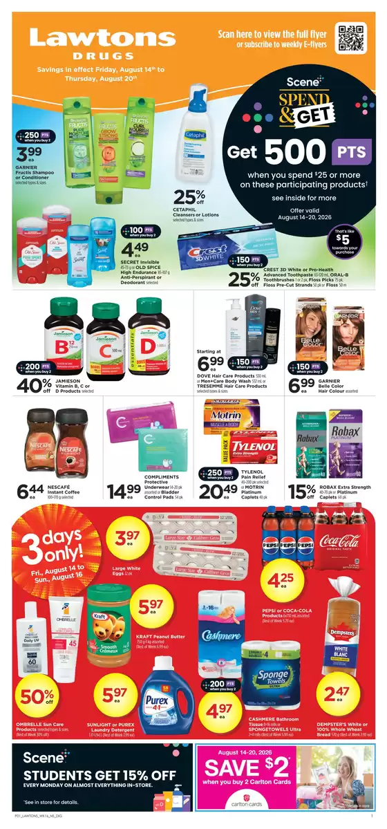 Lawtons Drugs catalogue | Weekly savings | 2026-08-14T00:00:00.000Z - 2026-08-20T00:00:00.000Z