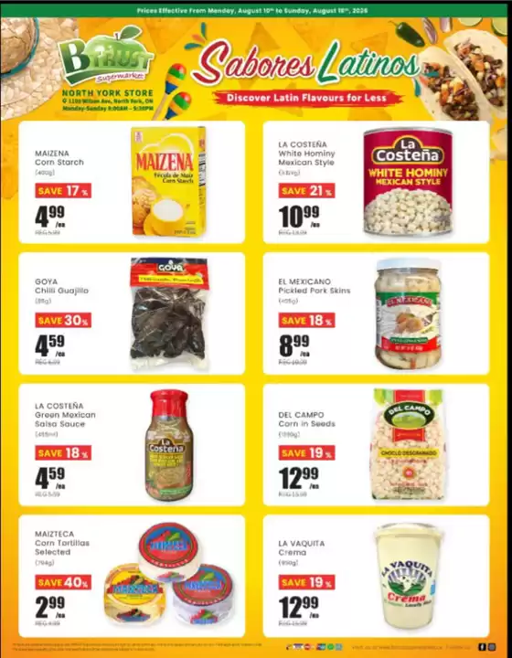Btrust Supermarket catalogue | Discover Latin Flavours for Less | 2026-08-14T00:00:00.000Z - 2026-08-16T00:00:00.000Z