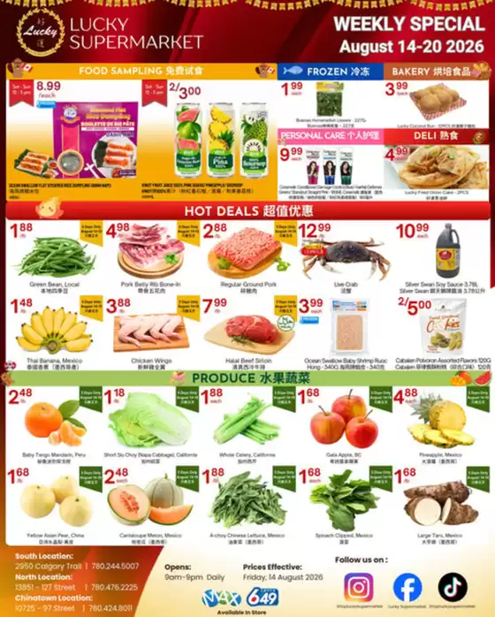 Lucky Supermarket catalogue | Edmonton Specials | 2026-08-14T00:00:00.000Z - 2026-08-20T00:00:00.000Z