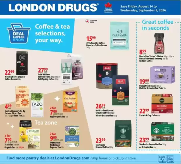 London Drugs catalogue | London Drugs Weekly ad | 2026-08-14T00:00:00.000Z - 2026-09-09T00:00:00.000Z