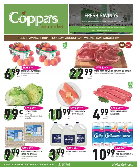 Coppa's catalogue | Fresh savings | 2026-08-17T00:00:00.000Z - 2026-08-19T00:00:00.000Z