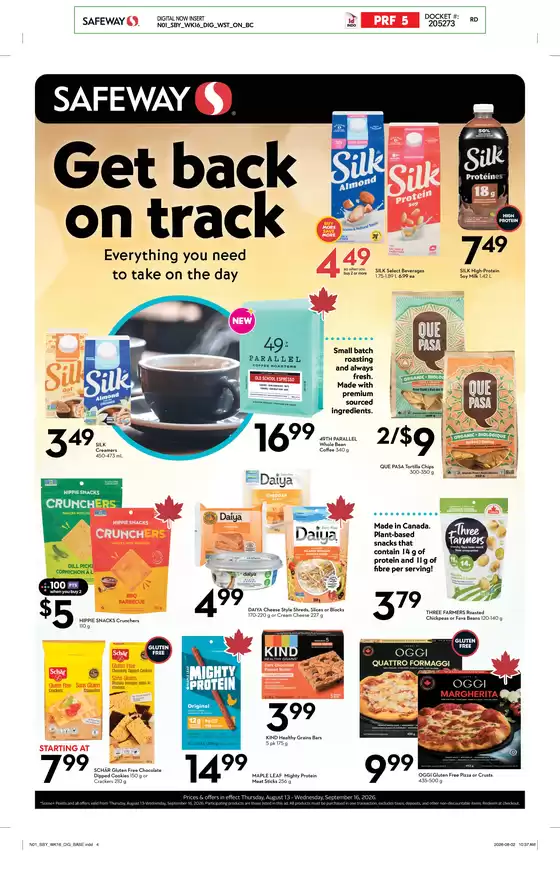 Safeway catalogue | Natural and Wellness Booklet - Safeway | 2026-08-13T00:00:00.000Z - 2026-09-16T00:00:00.000Z