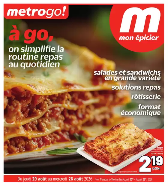 Metro catalogue | Great offer for bargain hunters | 2026-08-20T00:00:00.000Z - 2026-08-26T00:00:00.000Z