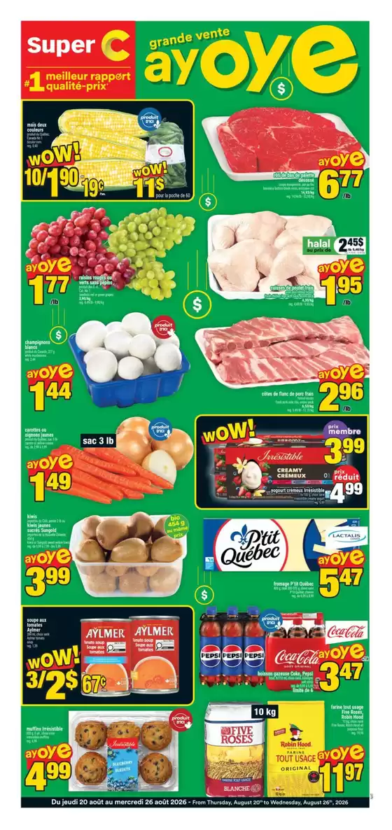 Super C catalogue | Exclusive deals for our customers | 2026-08-20T00:00:00.000Z - 2026-08-26T00:00:00.000Z