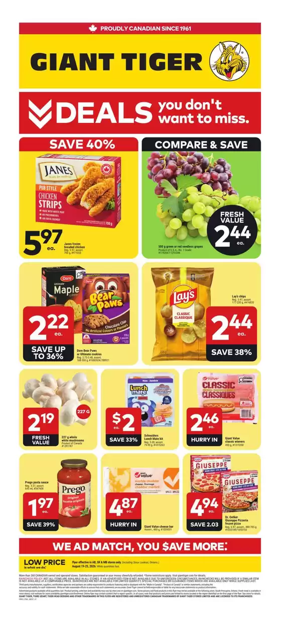 Giant Tiger catalogue | Exclusive bargains | 2026-08-19T00:00:00.000Z - 2026-08-25T00:00:00.000Z