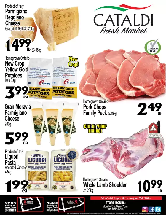 Cataldi catalogue | Weekly flyer | 2026-08-19T00:00:00.000Z - 2026-08-25T00:00:00.000Z