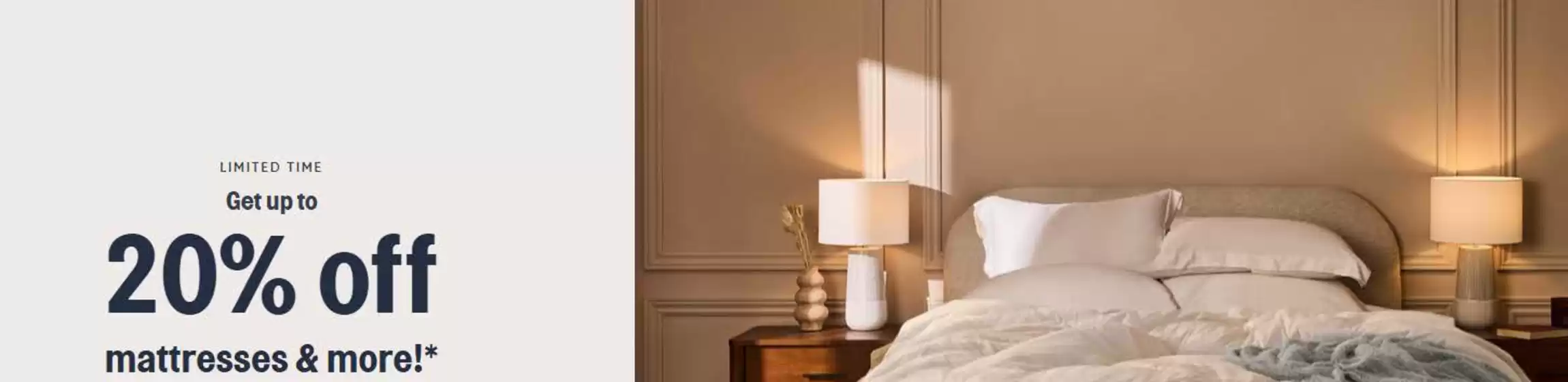 Sleep Country catalogue | Get up to 20 % off | 2026-08-19T00:00:00.000Z - 2026-09-06T00:00:00.000Z