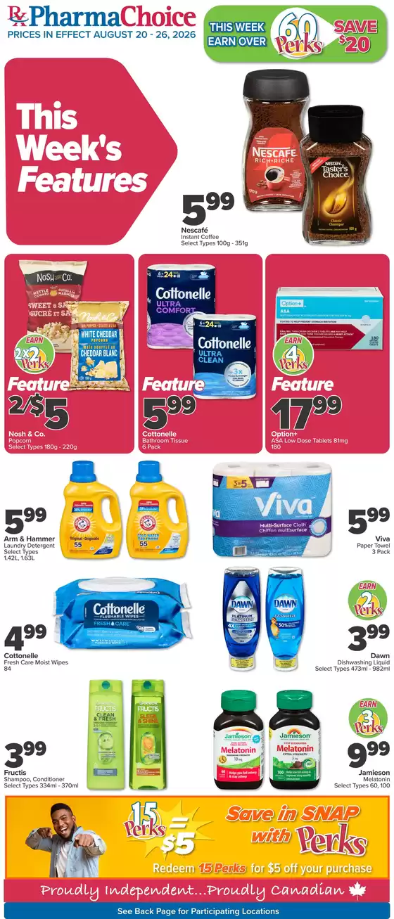 PharmaChoice catalogue in Gatineau | Top offers for smart savers | 2026-08-20T00:00:00.000Z - 2026-08-26T00:00:00.000Z
