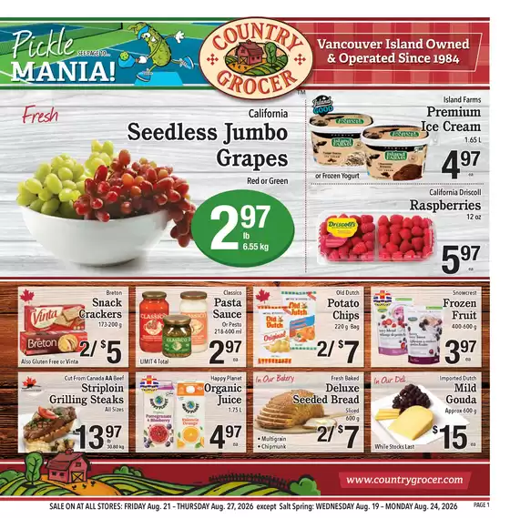 Country Grocer catalogue | Our best deals for you | 2026-08-19T00:00:00.000Z - 2026-08-27T00:00:00.000Z