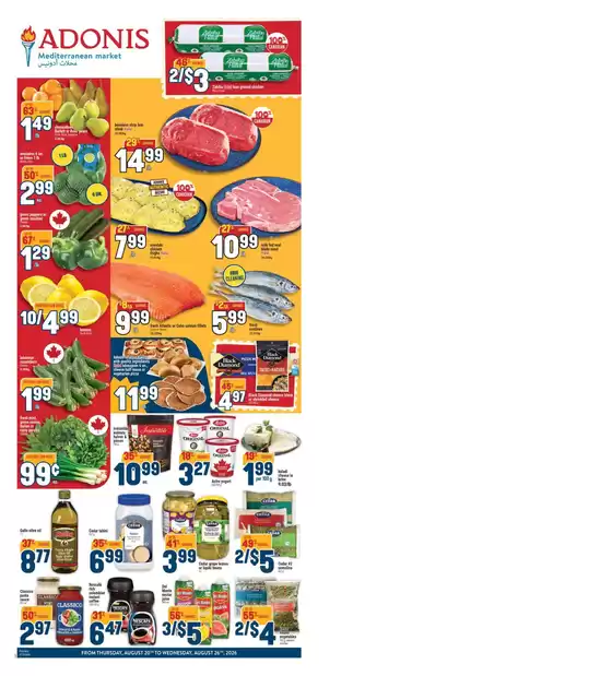 Marché Adonis catalogue | Exclusive deals and bargains | 2026-08-20T00:00:00.000Z - 2026-08-26T00:00:00.000Z