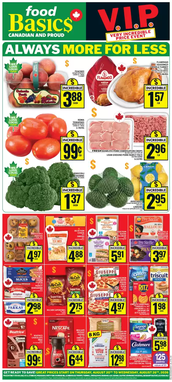 Food Basics catalogue | Exclusive bargains | 2026-08-20T00:00:00.000Z - 2026-08-26T00:00:00.000Z