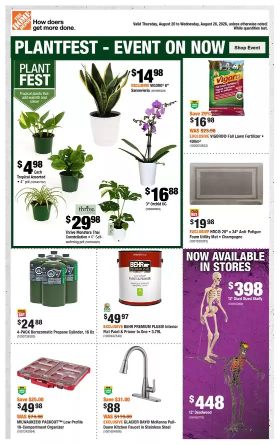 Home Depot catalogue | Top offers for smart savers | 2026-08-20T00:00:00.000Z - 2026-08-26T00:00:00.000Z