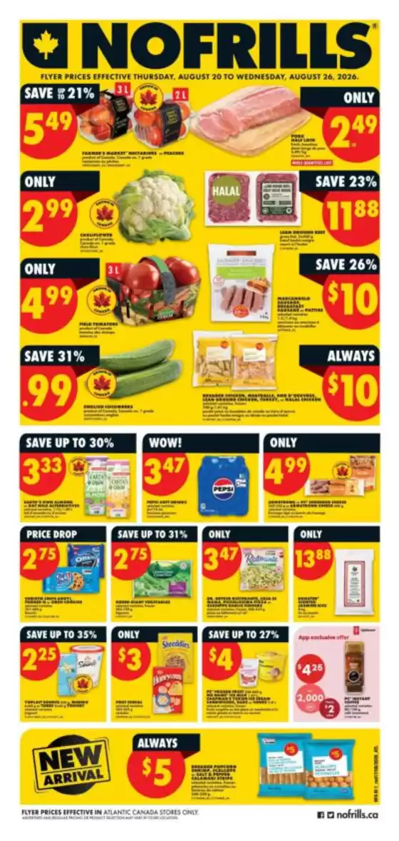 No Frills catalogue | No Frills Weekly ad | 2026-08-20T00:00:00.000Z - 2026-08-26T00:00:00.000Z