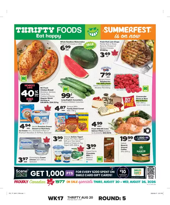 Thrifty Foods catalogue | Great offer for bargain hunters | 2026-08-20T00:00:00.000Z - 2026-08-26T00:00:00.000Z